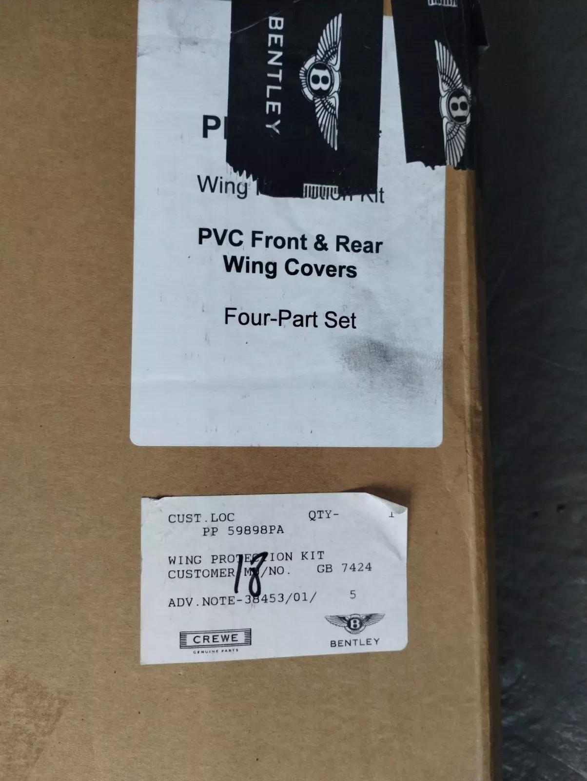 ORIGINAL BENTLEY WING PROTECTION KIT No: PP59898PA