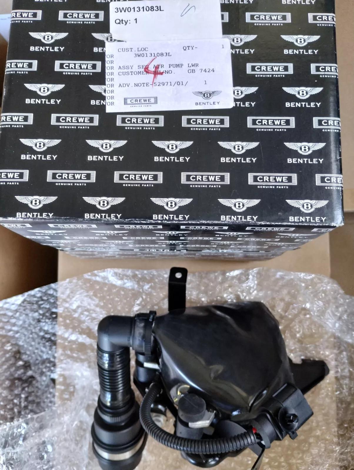 Bentley genuine SECONDARY AIR PUMP No: 3W0131083L