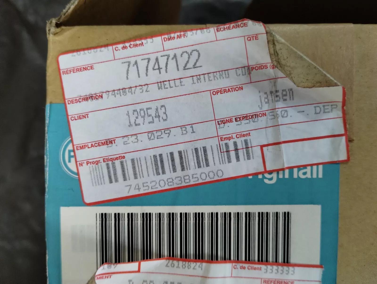 Genuine Fiat Sedici TRANSMISSION GEAR SELECTION LEVER SUPPORT SHAFT Nr: 71747122