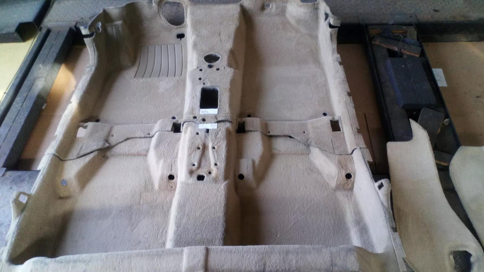 Peugeot 607 floor mats carpet, beige Year:2006