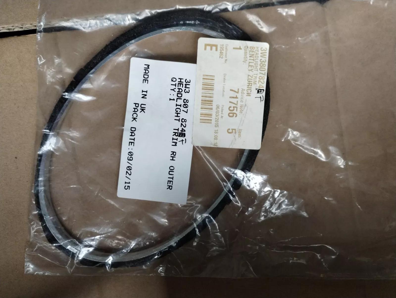 Bentley genuine HEADLIGHT TRIM No: 3W3807824F