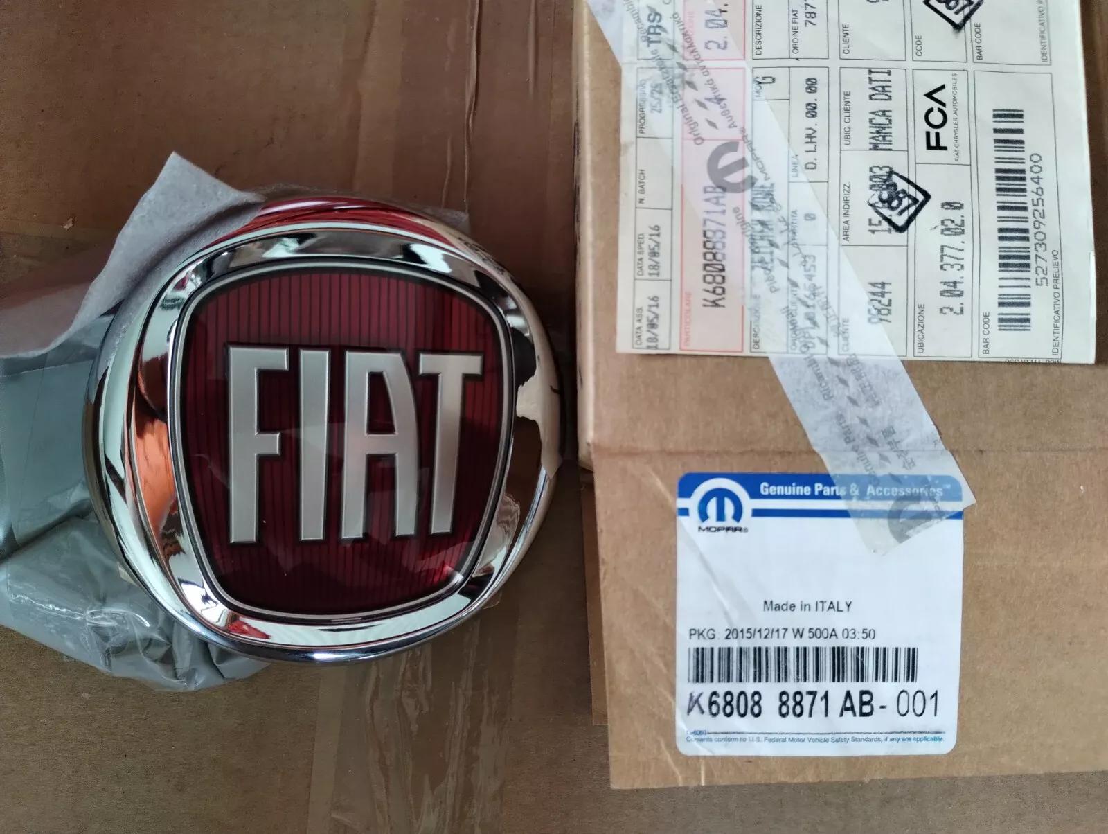Genuine Fiat Emblem No: K68088871AB