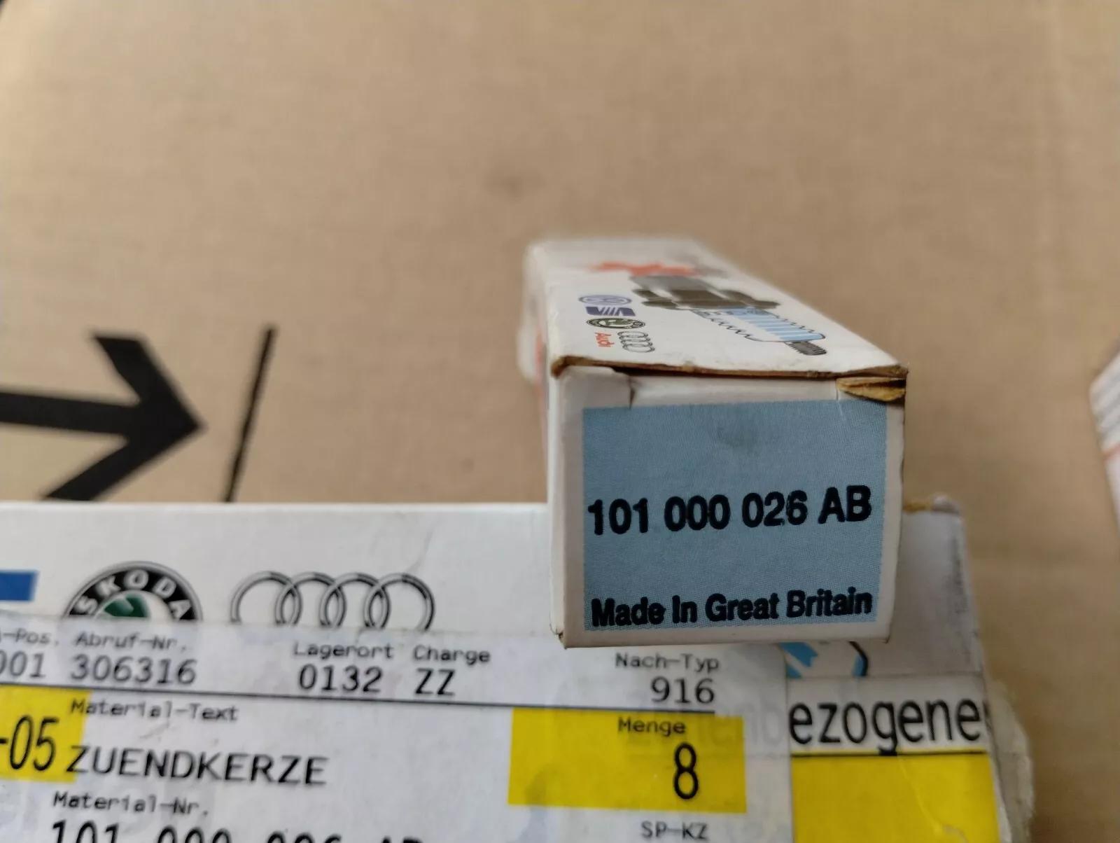 Genuine VW, AUDI Spark plug 13 pcs No: 101000026AB