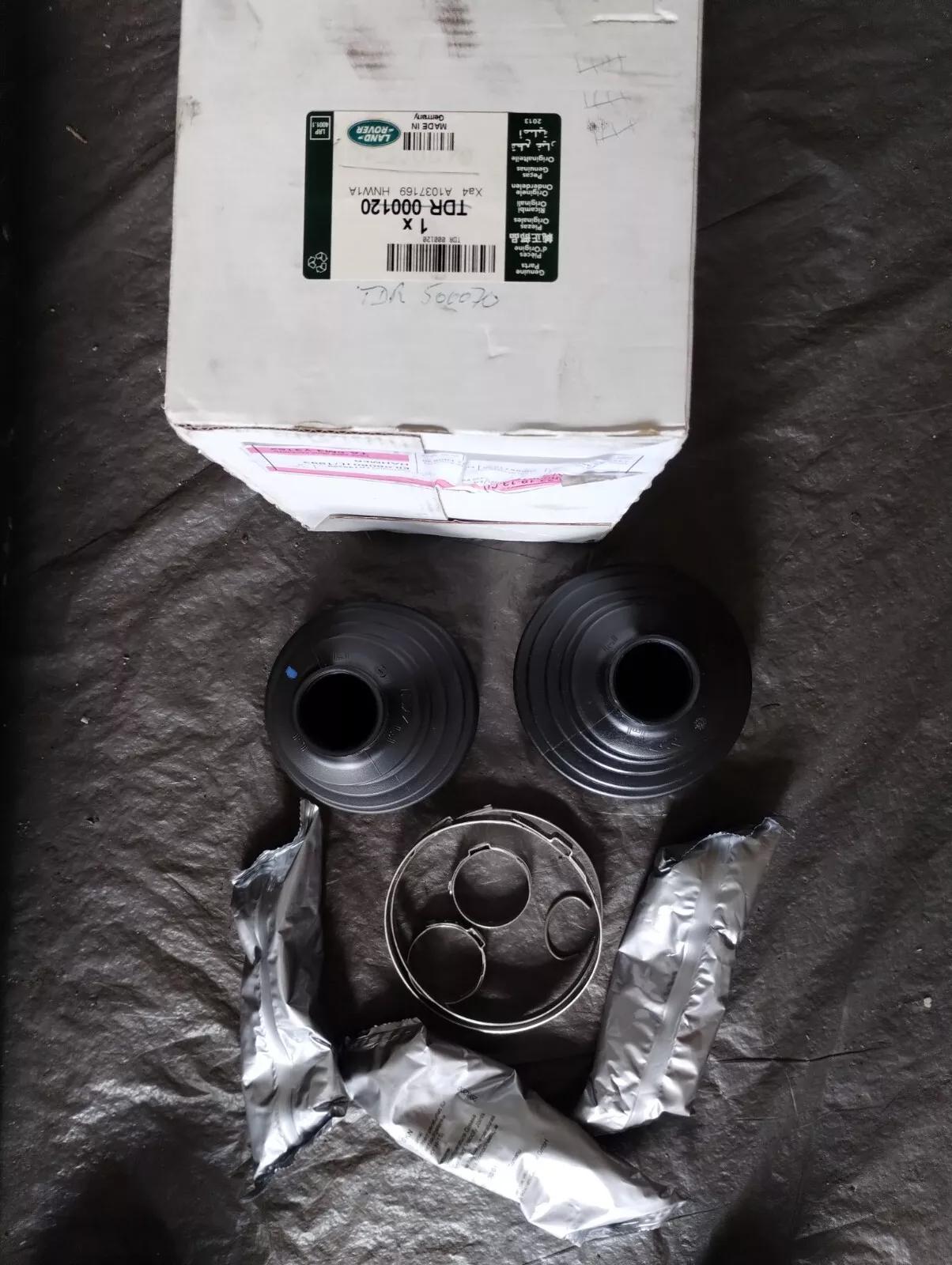 Genuine Jaguar, Land Rover cv joint boot kits No: TDR500070