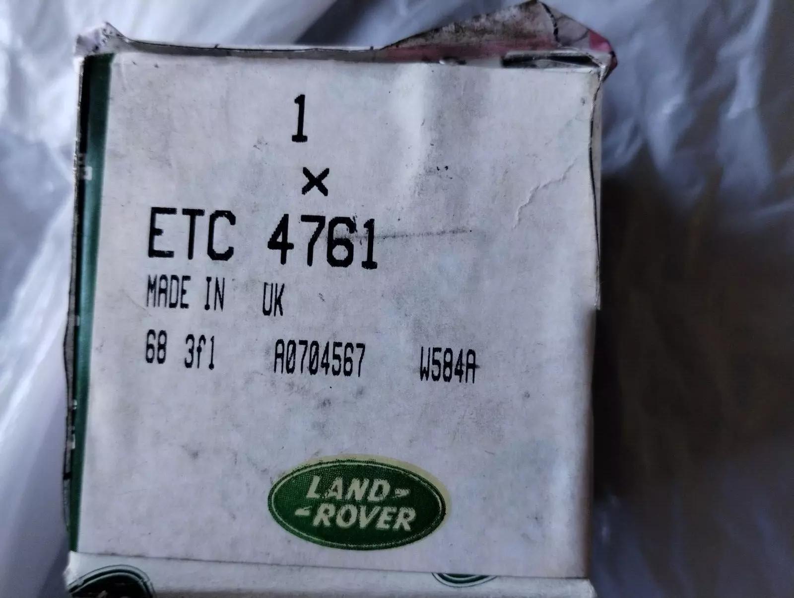 Jaguar, Land Rover, genuine thermostat No: ETC4761