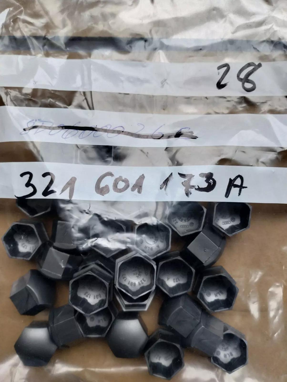ORIGINAL VW GROUP PARTS, WHEEL BOLT COVER 57 PCS Nr: 321601173A