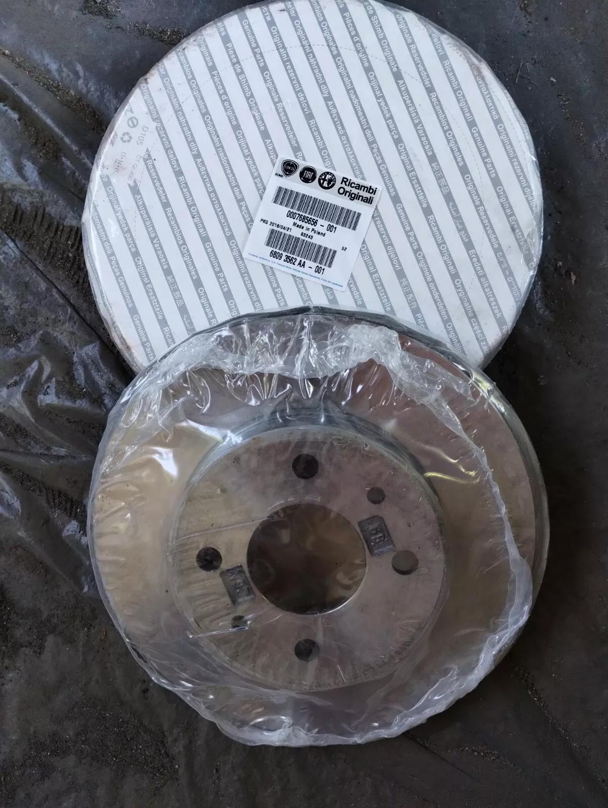 Genuine Fiat BRAKE DISC 2Pcs No : 7685656