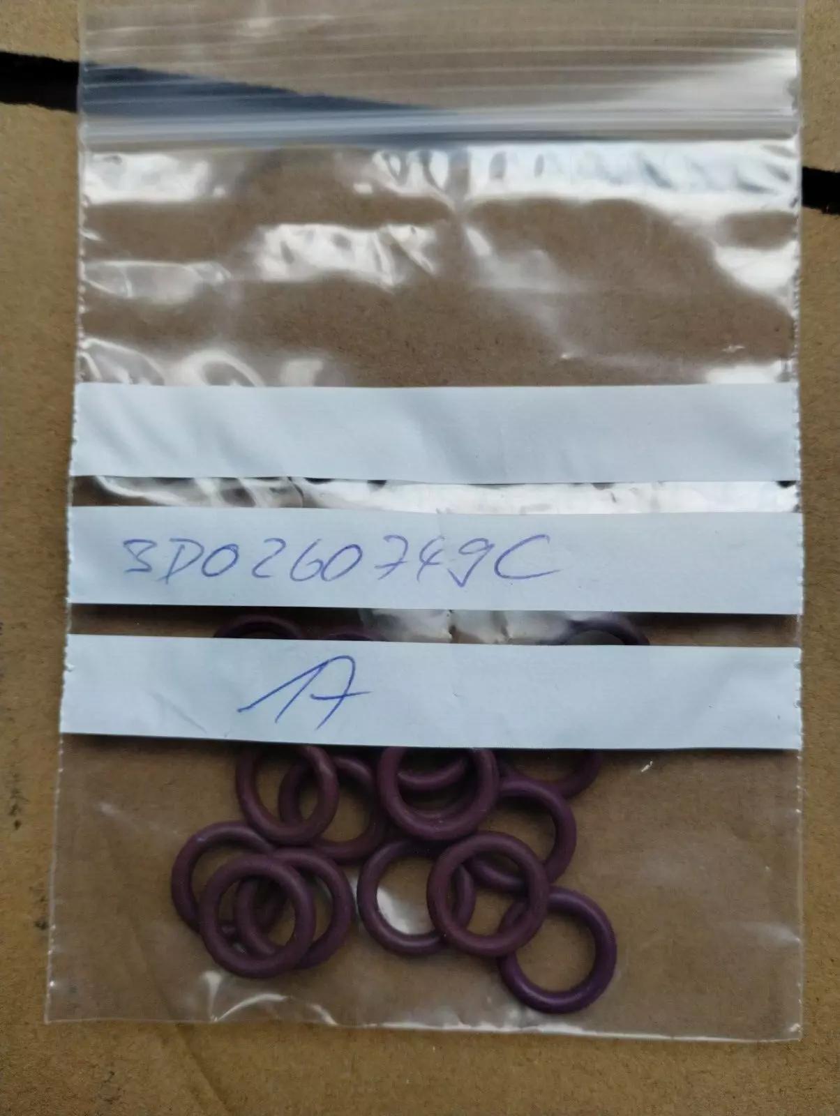 ORIGINAL BENTLEY O-RING 9 5x2 5 AIR CONDITIONING SYSTEM 17 PCS Nr: 3D0260749C