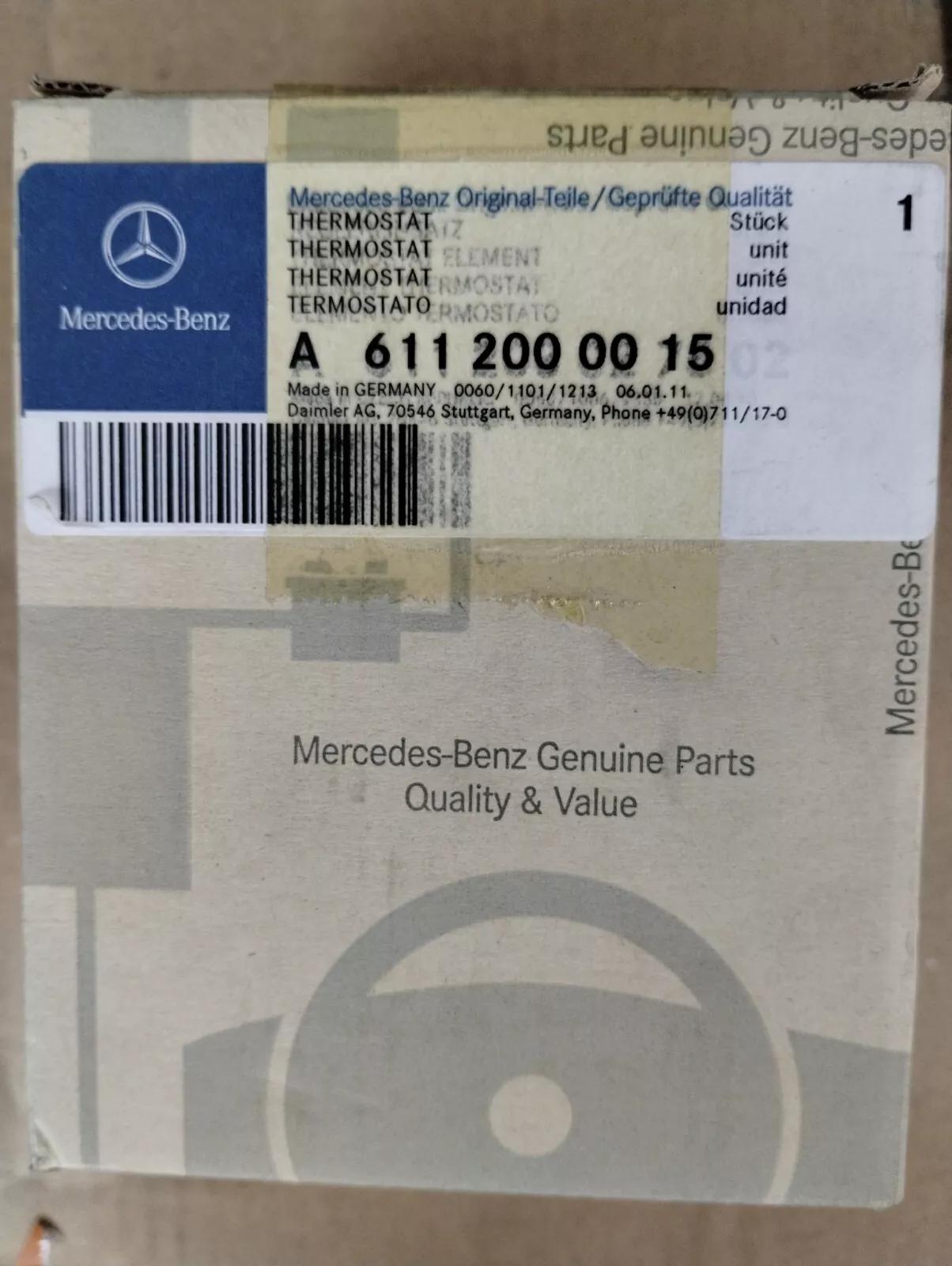 ORIGINAL MERCEDES PARTS, Thermostat no: A6112000015