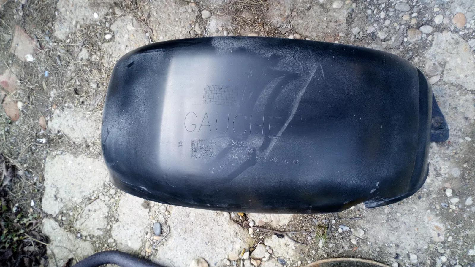 Peugeot 607 inner fender, wheel arch liner left rear part no:9629152280