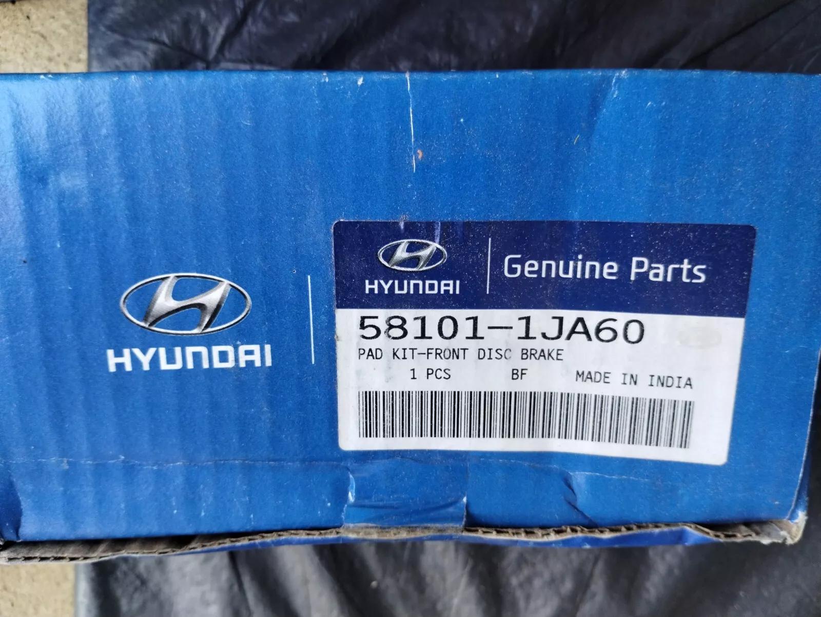 HYUNDAI Genuine PAD KIT-FR DISC BRAKE No: 581011JA60