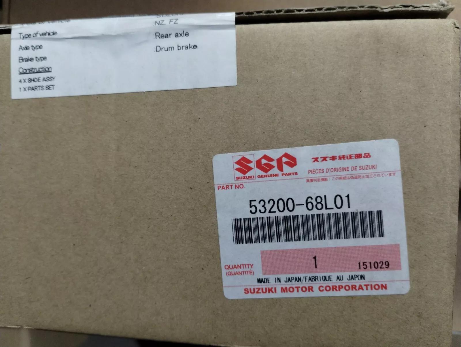 Genuine Suzuki brake shoe No: 53200-68L01