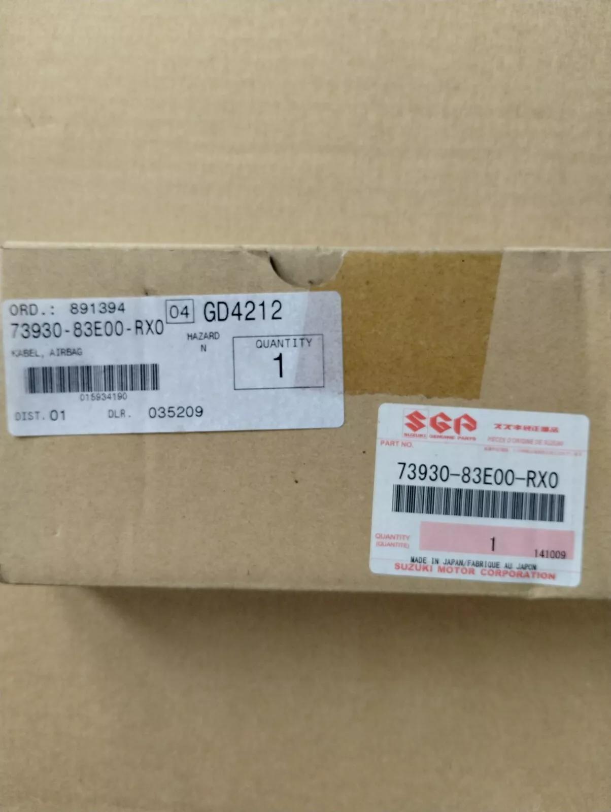 Suzuki genuine wire NR: 73930-83E00-RX0