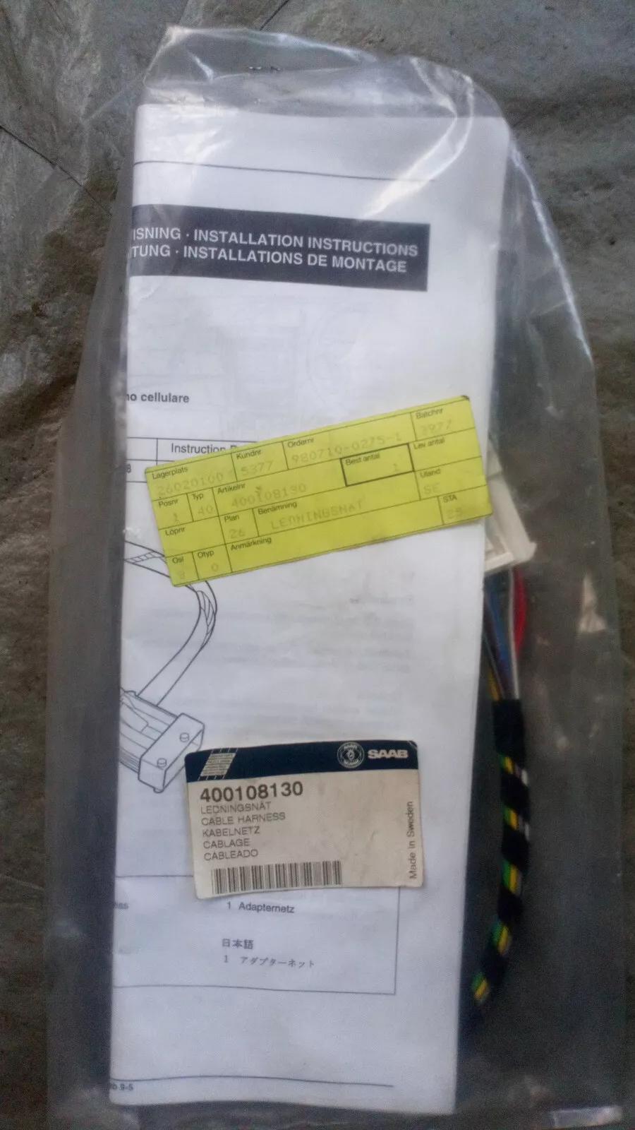 SAAB 9-5 Wiring Harness, Hands-free Nr:400108130