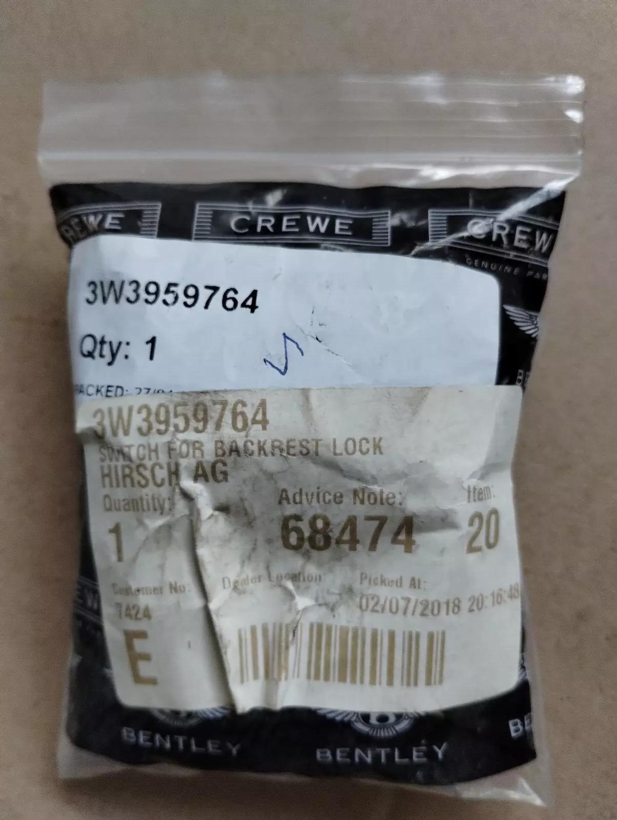 Bentley genuine SHIFT LOCK RE No:3W3959764