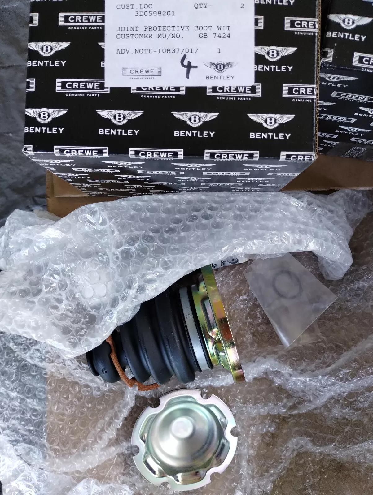 Bentley genuine CV JOINT BOOT KIT No : 3D0598201
