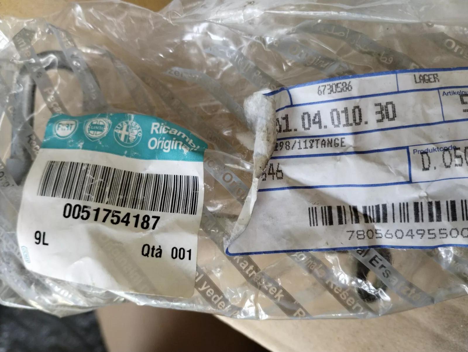 Genuine Fiat DOOR STOPPING TIE ROD No : 51754187