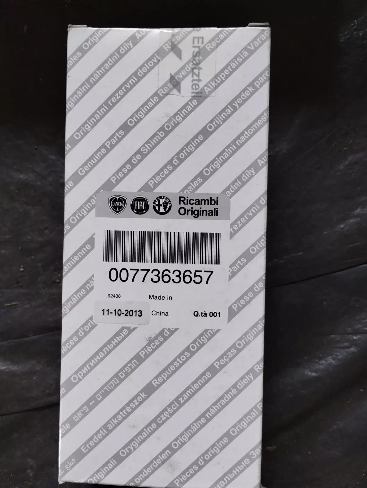 Genuine Fiat Filter No : 77363657