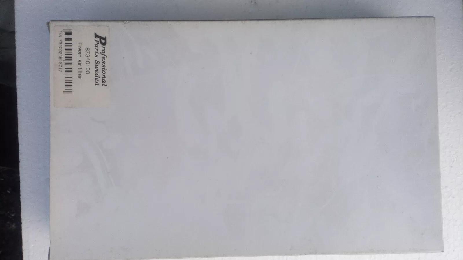 Saab 9000 cabin air filter Nr: 87340100
