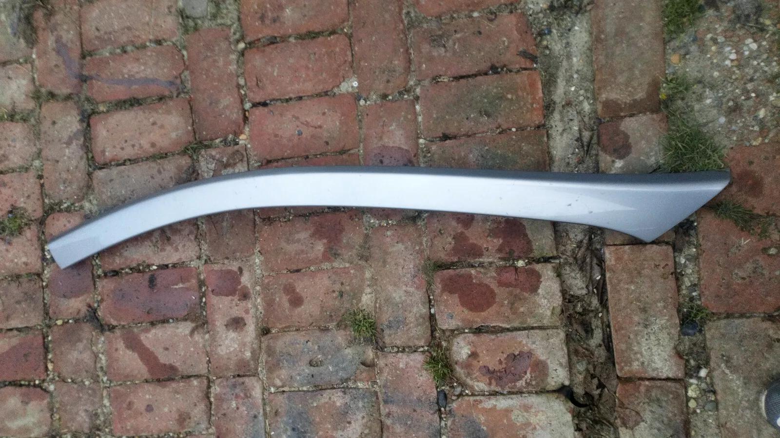Peugeot 607 "A" Pillar trim right part no :300536 Smoked silver