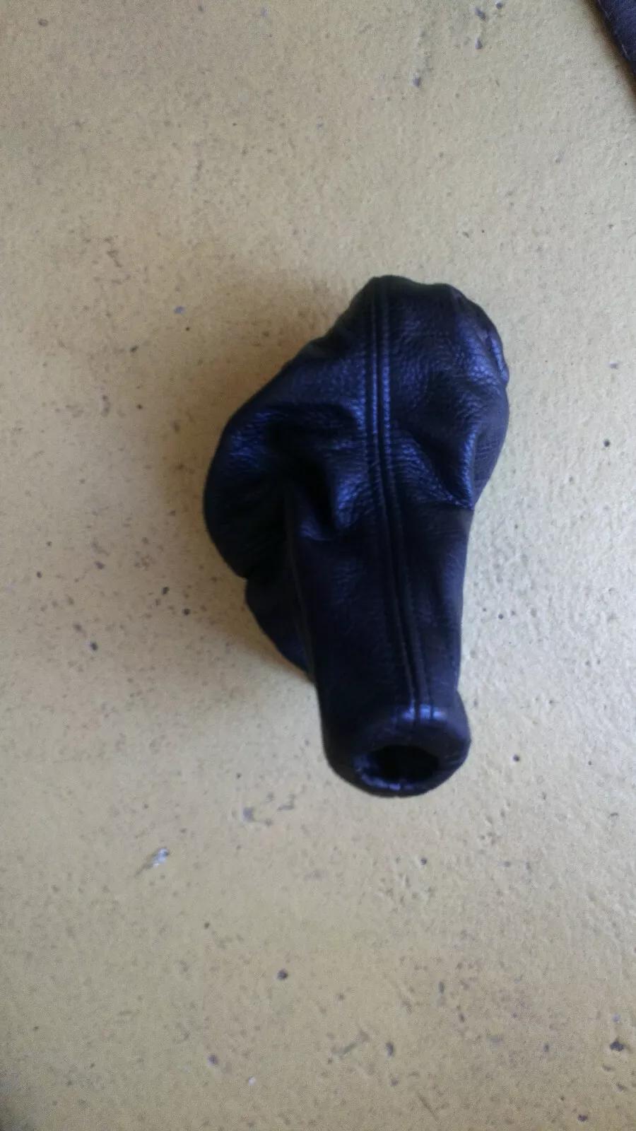 Saab 9-5 original gearshift cover, boot leather