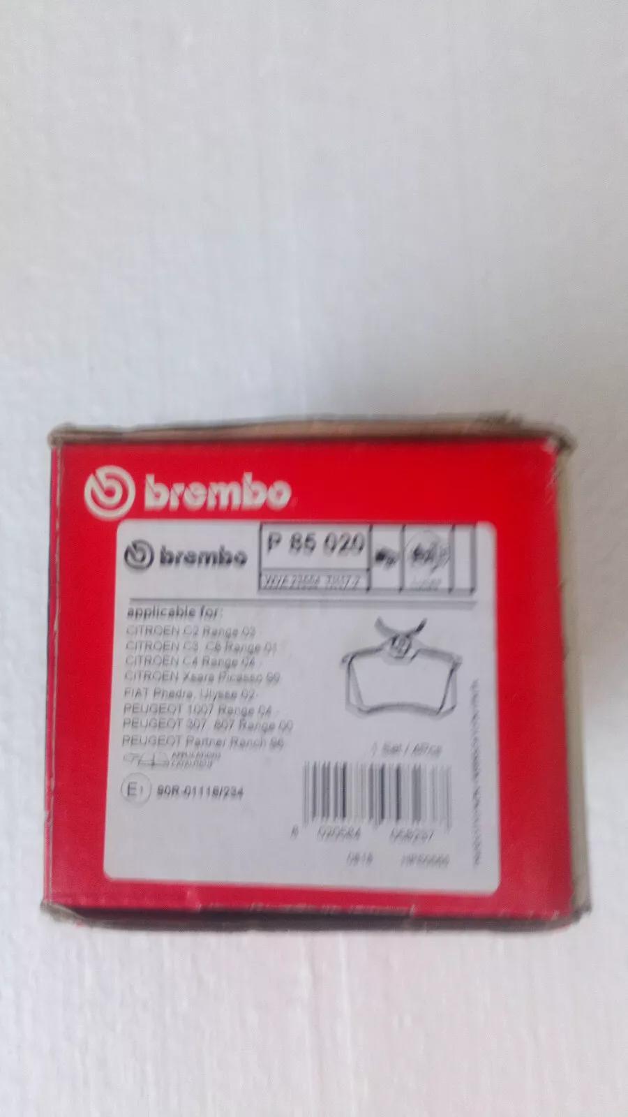 Brake pads P85020 Brembo
