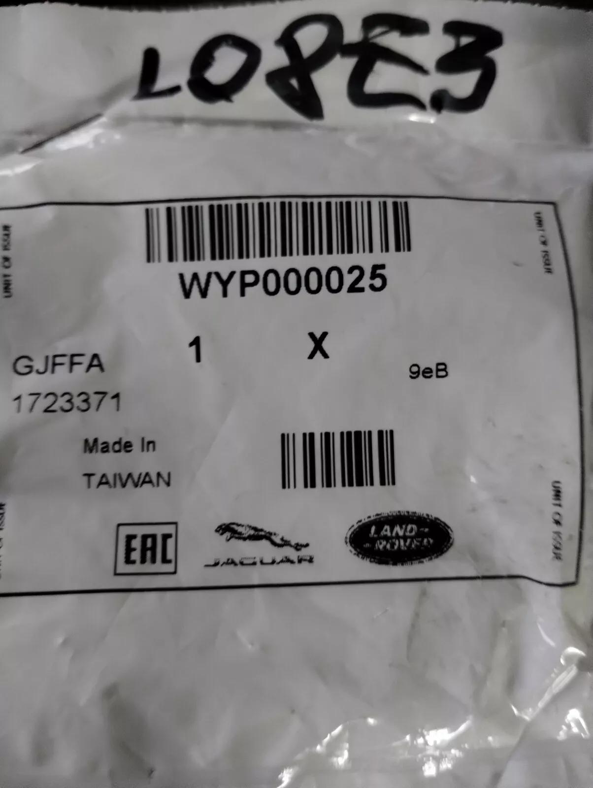 Genuine Jaguar, Land Rover, bolt 10 Pcs No: WYP000025