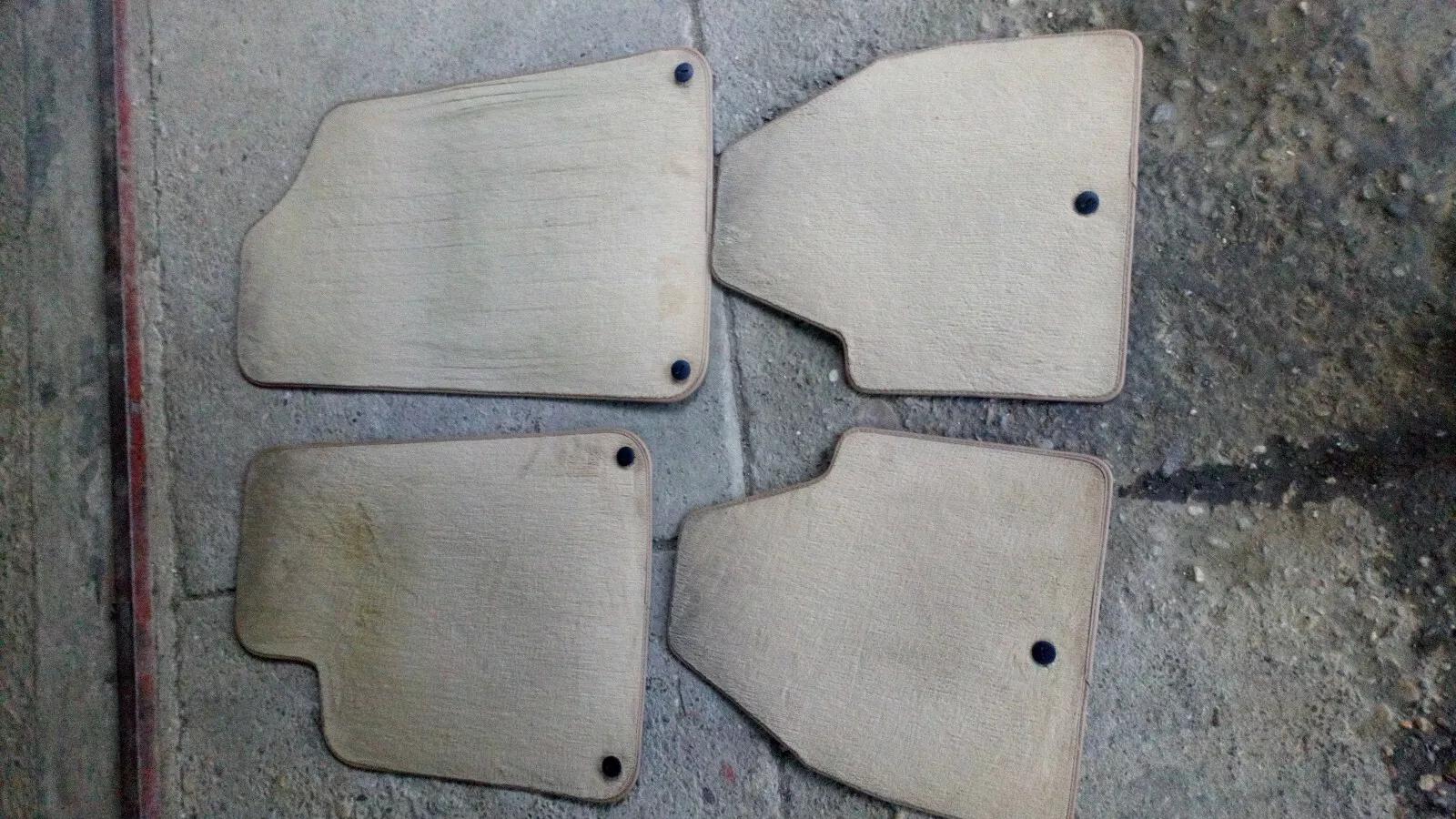 Peugeot 607 original floor mats carpet, beige Year:2006