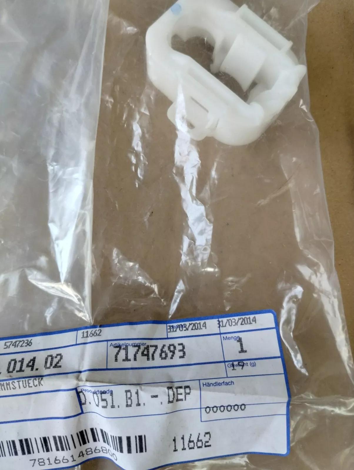 Genuine FIAT, Alfa Romeo clip 2pcs No: 71747693