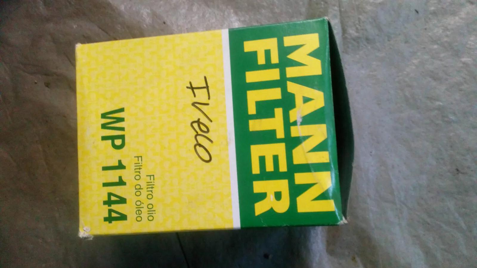 Oil Filter, Mann Filter:WP1144