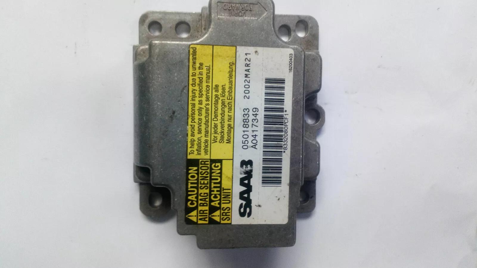 SAAB 9-3 Airbag Control Unit Part no:5018833 year:1998-2003