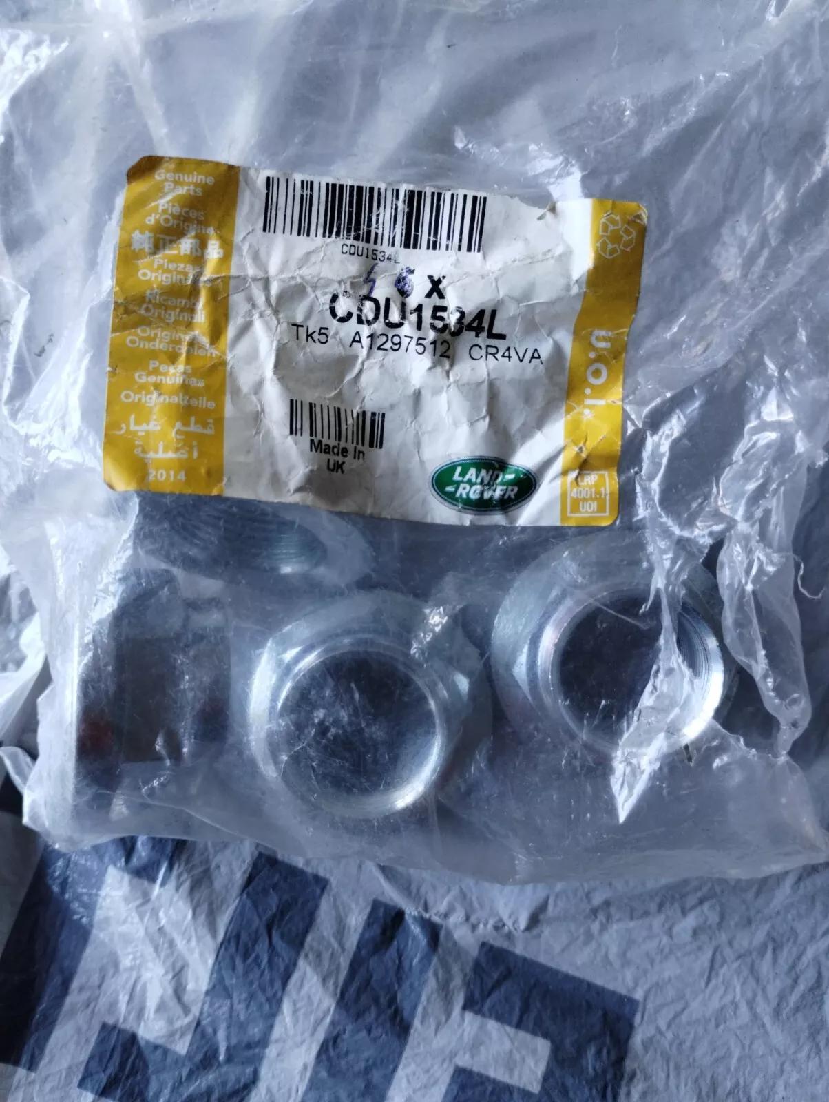 Jaguar, Land Rover, genuine Crankshaft Nut-stake 4pcs No: CDU1534L