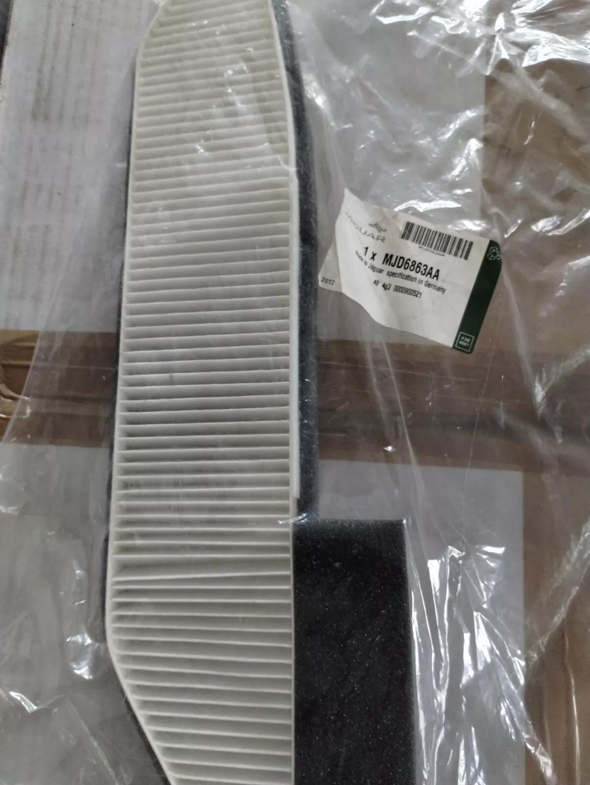 Jaguar, Land Rover, genuine Cabin Air Filter No: MJD6863AA