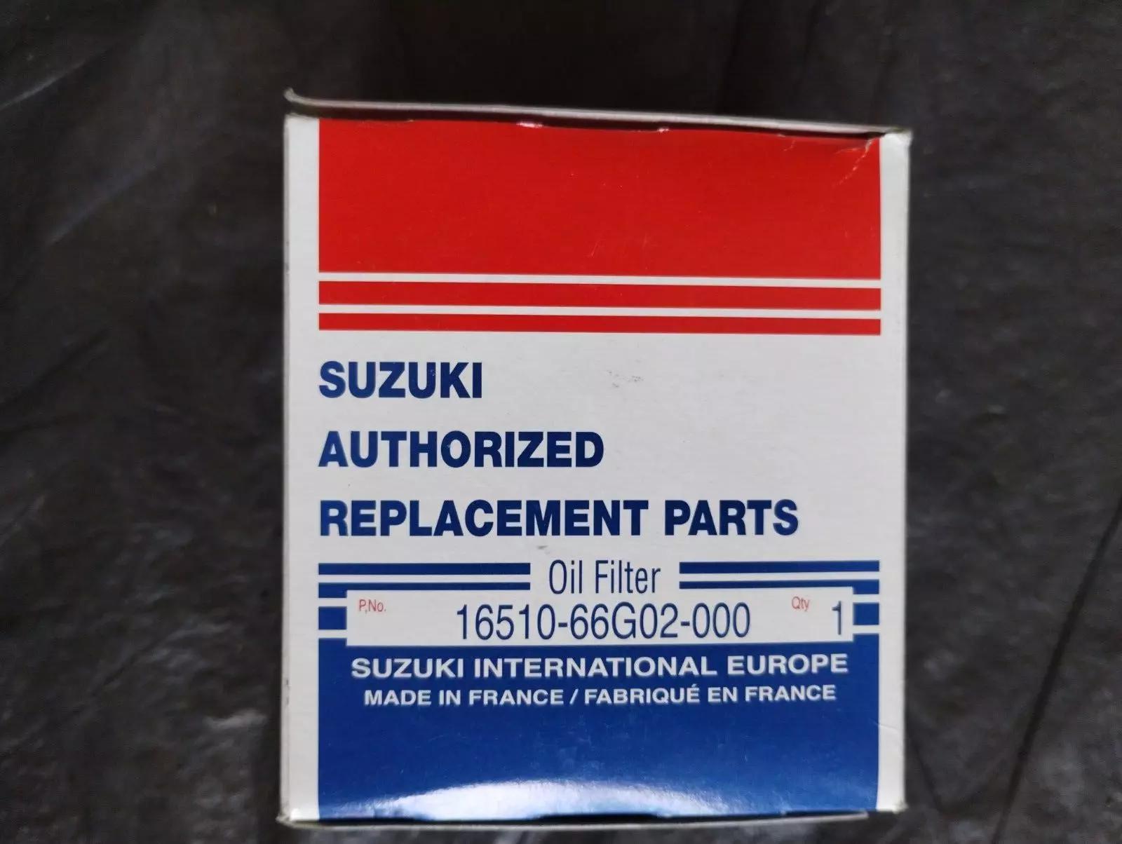 Suzuki genuine oil filter,  NR: 16510-66G02-000
