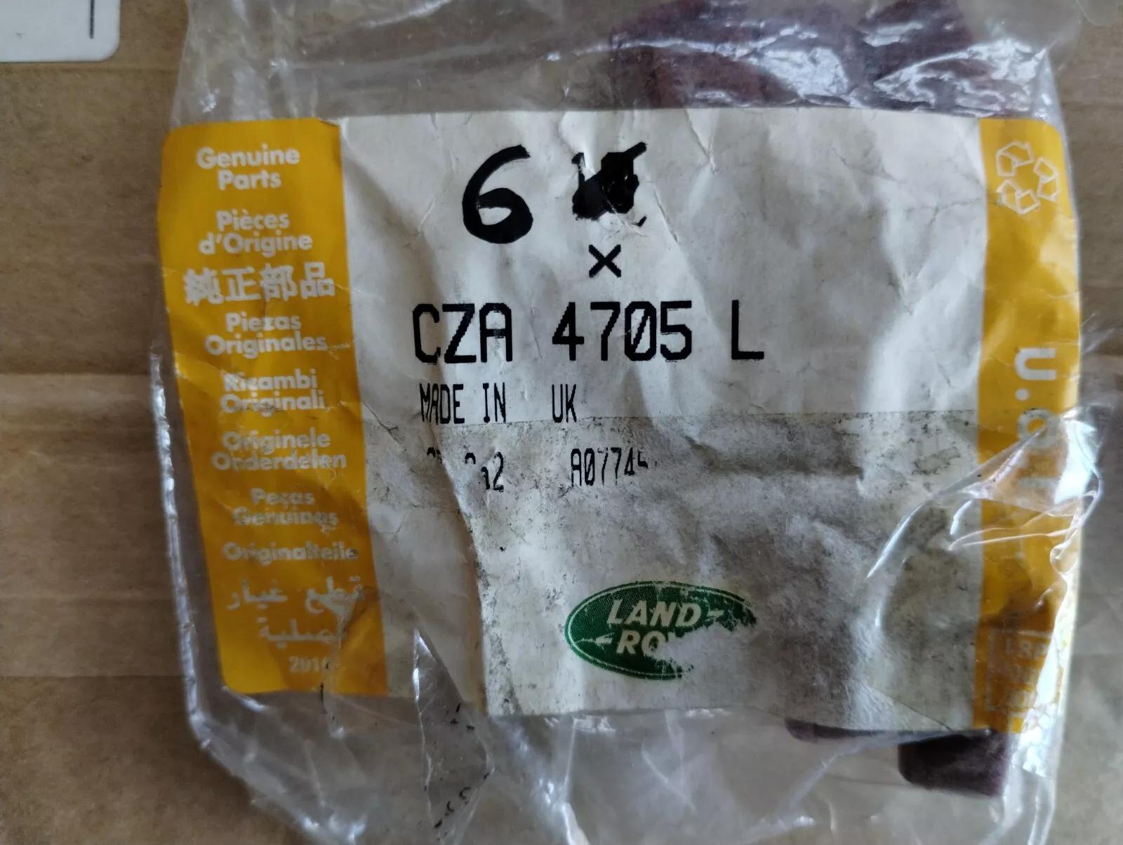 Genuine Jaguar, Land Rover, Nut-lokut 6 pcs Nr: CZA4705