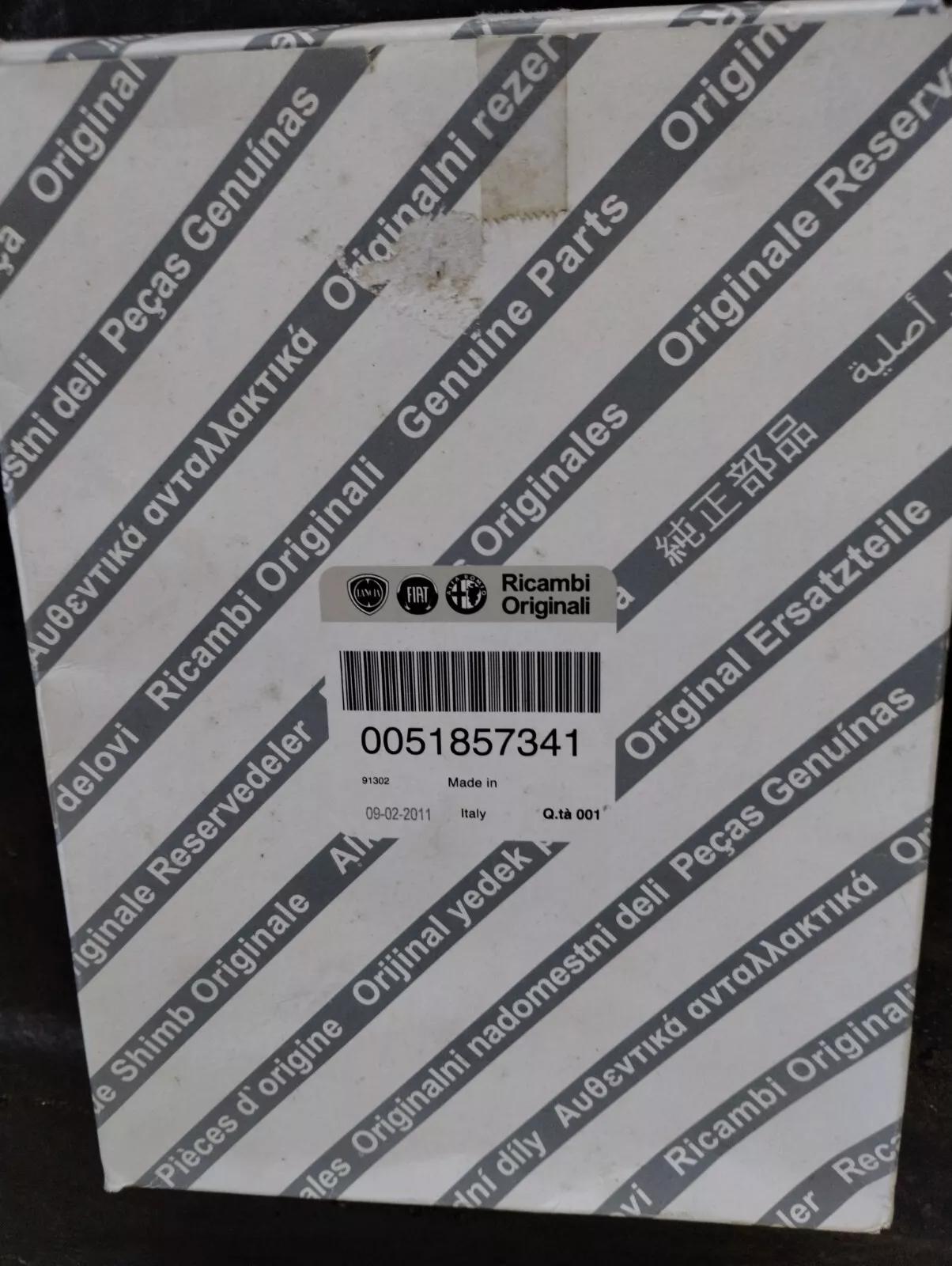 Genuine Fiat Filter No: 51857341