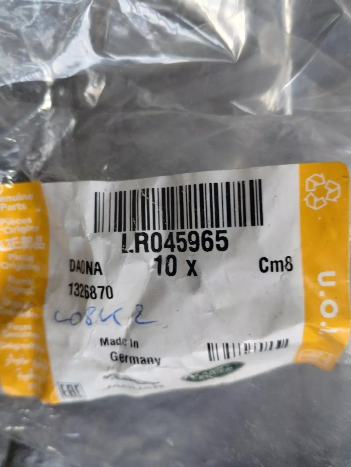 Genuine Jaguar, Land Rover, bolt 3 Pcs Nr: LR045965