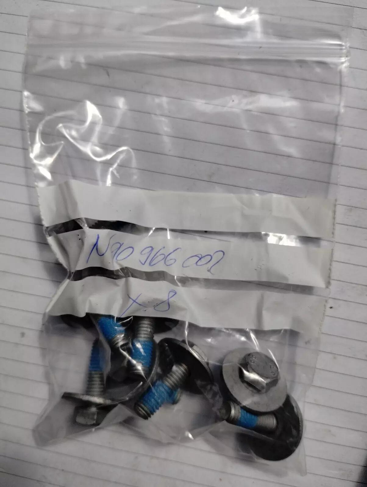 ORIGINAL VW GROUP PARTS, SCREW TRACK HEAD 8 PCS No: N90966002