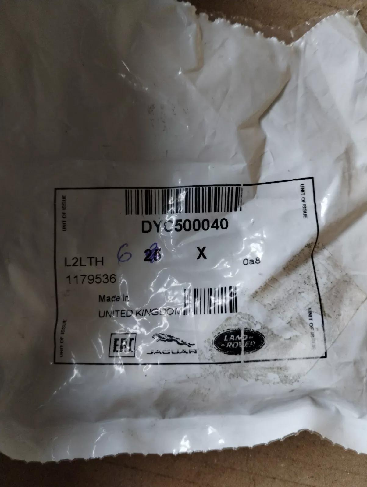 Genuine Jaguar, Land Rover, clip 6 Pcs Nr: DYC500040