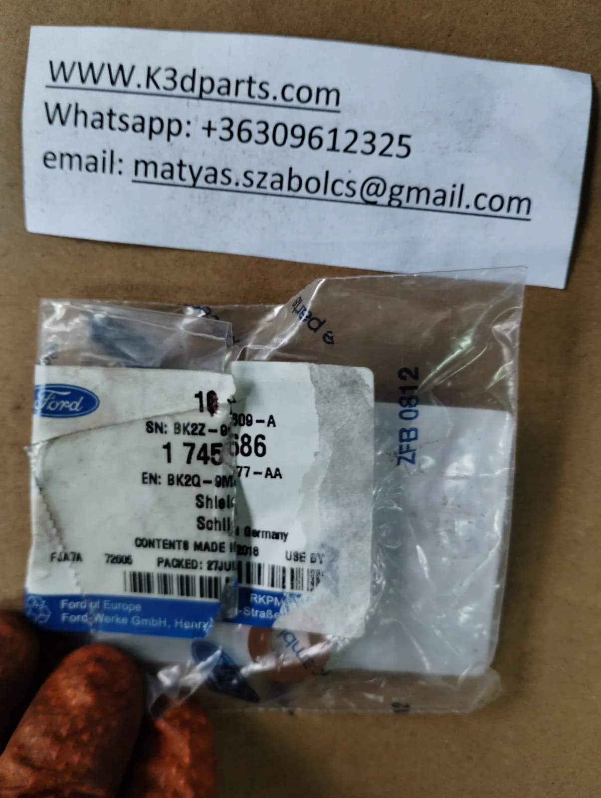 Genuine Ford Transit MK7 Fuel Injector Shield Washer. 